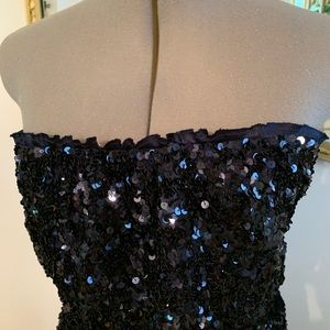 Dark Blue Tommy Hilfiger Sequined dress with tag
